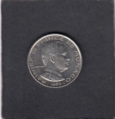 Beschrijving: 1 Franc RAINIER III  